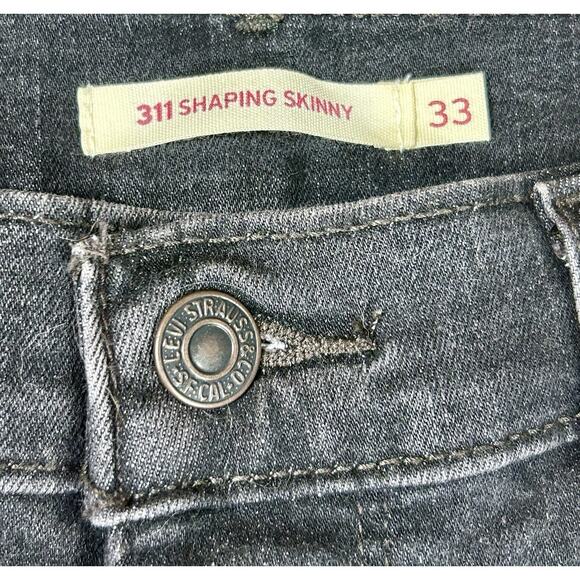 New Levi's Women's Mid-Rise Tummy Slim 311 Shaping Skinny Jeans Size 16 Short - Picture 4 of 11